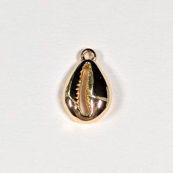 18K Real Gold Plated Cowrie Shell Charm