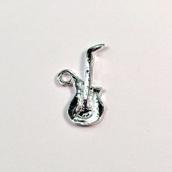 Sterling Silver Guitar Charm