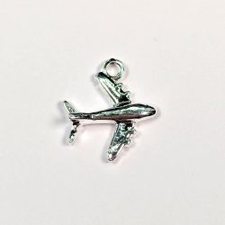 Sterling Silver Airplane Jet Charm