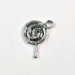 Sterling Silver Lollipop Sucker Charm