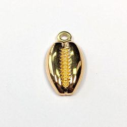 18k Real Gold Plated Stainless Steel Cowry Shell Charm