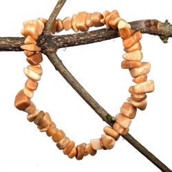 Picture Jasper Gemstone Chips Stretch Bracelet
