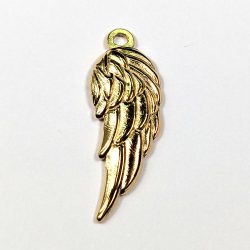 18k Real Gold Plated Stainless Steel Angel Wing Charm