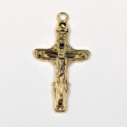 18k Real Gold Plated Stainless Steel Jesus Cross Charm