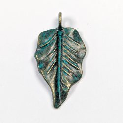 Crinkle Leaf Antique Bronze Patina