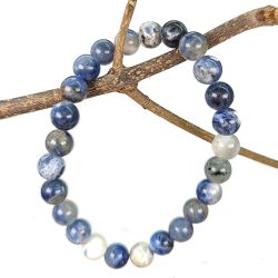 8mm Sodalite Natural Gemstone Stretch Bracelet