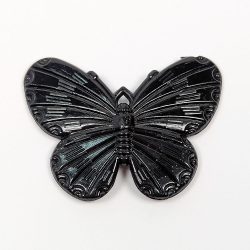 Black Acrylic Butterfly Charm
