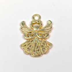 Hollow Angel Charm Gold
