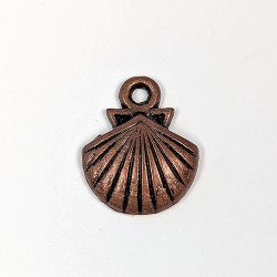 Antique Copper Shell Scallop Shell