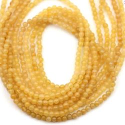 Yellow Jasper Semi Precious Gemstone Beads 8mm