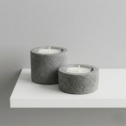 Eco Resin Plaster Tealight Candle Holders