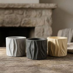 Eco Resin Wave Votive Candle Holder