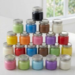 Soy Coconut 8oz Maison Jar Colorful Scented Candle