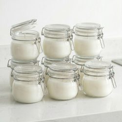 Soy Coconut Essential Oil 4oz Lid Seal Jar Candle