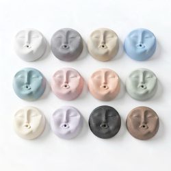 Concrete Modern Moon Face Small Incense Burner Holder