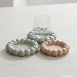 Concrete Bubble Coaster Trinket Tray Dish
