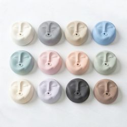 Eco Resin Modern Moon Face Small Incense Burner Holder