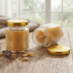 3oz Jar with Lid Essential Oil Small Beeswax Candles