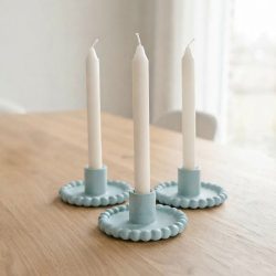 Concrete Round Bubble Candle Holder