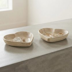 Concrete Small Heart Trinket Tray Dish