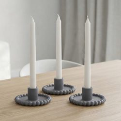 Eco Resin Round Bubble Candle Holder