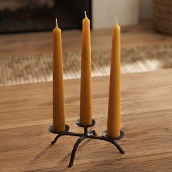 Pure Beeswax Vanilla Honey Scented Taper Candle Sticks