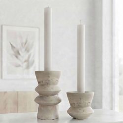 Concrete Modern Tealight or Taper Candle Holders