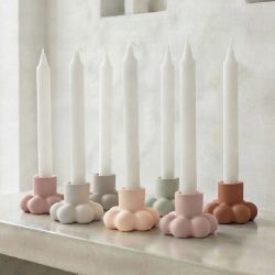Concrete Naturals Small Bubble Candle Holders